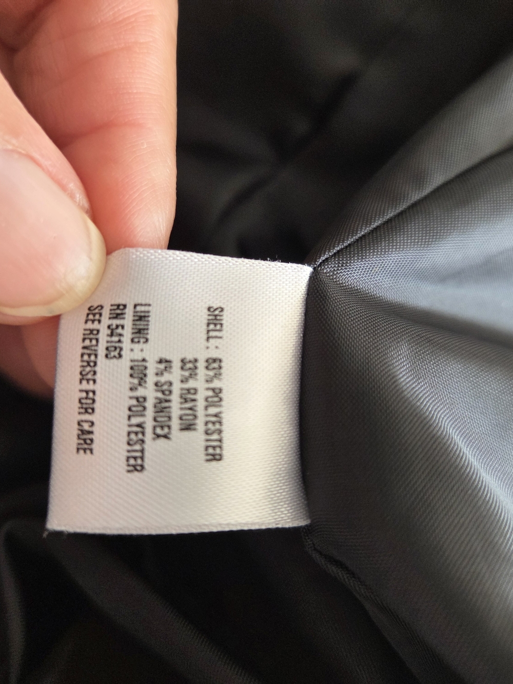 Calvin Klein Black Ruffle-Front Blazer - Picture 3 of 10